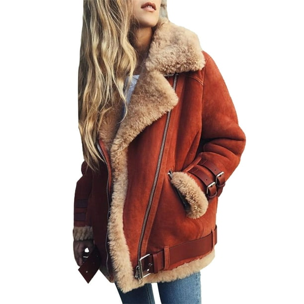 Cardigo Womens Warm Collar Hooded Coat Jacket Denim Trench Parka Outerwear